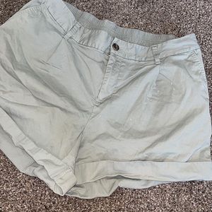 Sage Cotton shorts
